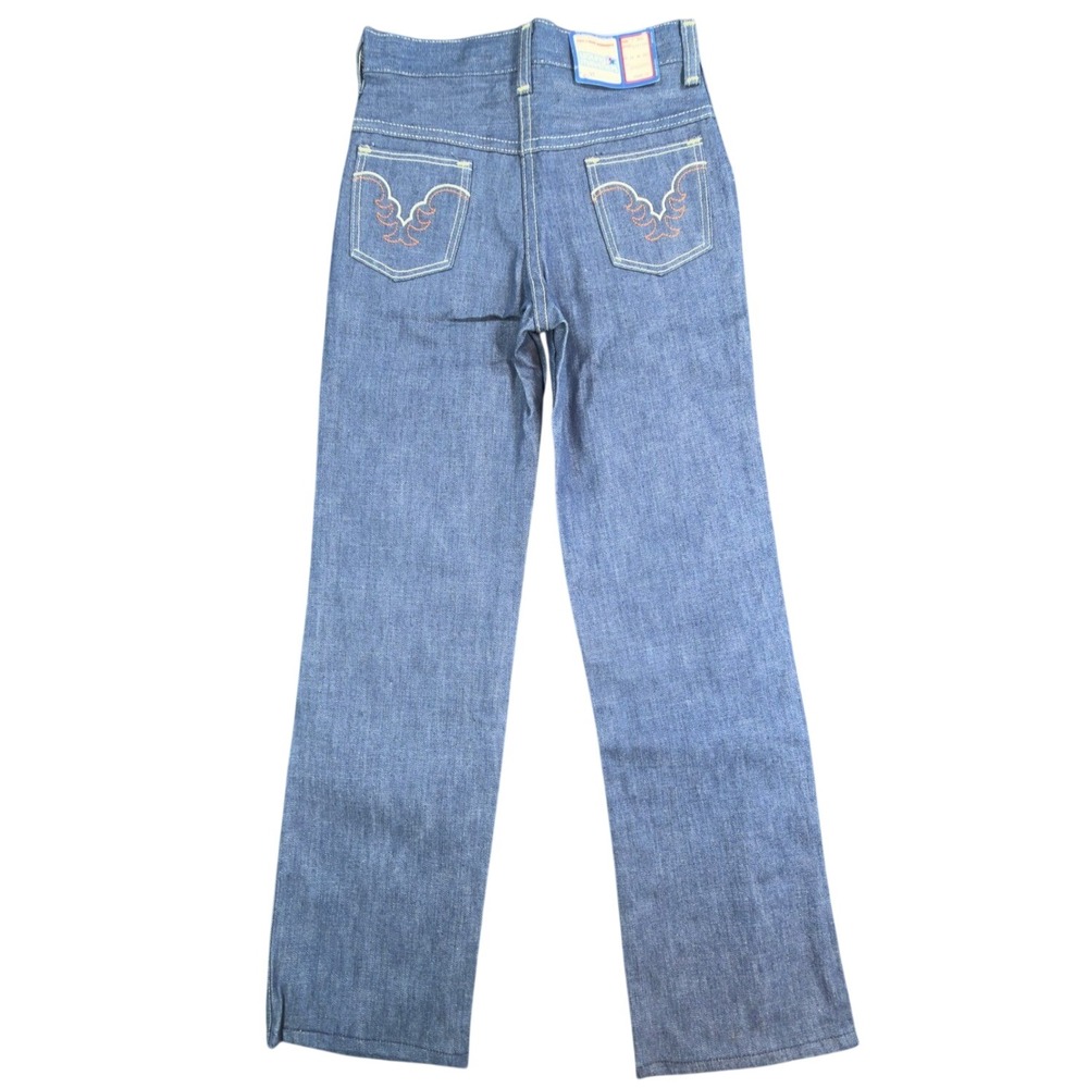 Young Maverick Jeans Kids 7 Reg Vintage Blue Denim Straight Leg Made in USA NEW